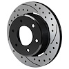 160-16625-BK SRP Drilled Performance Rotor and Hat - image 1