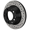 160-16695-BK SRP Drilled Performance Rotor and Hat - image 1