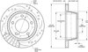 160-16696-BK SRP Drilled Performance Rotor and Hat - image 2