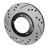 160-16698-BK SRP Drilled Performance Rotor and Hat - image 1