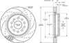 160-16966-BK SRP Drilled Performance Rotor and Hat - image 2