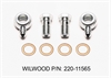 Banjo Fitting Kit -3 male to 7/16'' - image 1