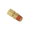 Fitting Adapter Kart M/C 1/8 NPT - 3/16 Compression - image 1