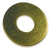 Flat Washer Carbon-Steel Zinc [.391 I.D. x .875 O.D. x .016] - Each - image 1