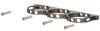 Triple Billet Aluminum Reservoir Bracket for Billet Brake/Clutch Reservoirs w/2.450 in. Nominal Diameter [Gray Anodized] - image 1