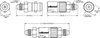 260-16771 No-Bleed Quick-Disconnect Fitting [-3 AN Male to -3 AN Male] - image 2