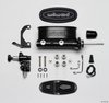 Aluminum Tandem Master Cylinder Kit Black E-Coat Finish - image 2