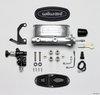 Aluminum Tandem Master Cylinder Kit, Early Mustang, 7/8 in. Bore, Ball Burnished (Polished) Finish - image 2