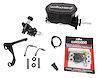 261-15523-BK Compact Tandem Master Cylinder Kit w/Mustang Pushrod 15/16 in. Bore [Black E-Coat Finish] - image 1