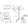 Reverse Swing Mount Dual Brake Pedal Assembly, 6.25:1 Ratio - image 2