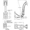 Floor Mount Single Brake or Clutch Pedal Assembly, 6:1 Ratio - image 2
