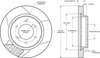 160-17451-GTB GT Vented Rotor and Hat - image 2