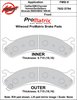 150-10-D0784K Wilwood Racing Pads - image 4