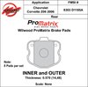 150-30-D1185AK Wilwood Racing Pads - image 4