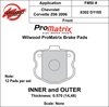 150-30-D1185K Wilwood Racing Pads - image 4