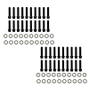 10SBLB0000SB Beadlock Ring Bolts, 8 mm x 28, Satin Black