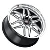 S10929589P25 Laguna 6 Series Wheel [Size: 22"x9.5"] Gloss Black Milled Finish - image 3