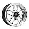 S1528C067N23 Laguna Drag Series Wheel [Size: 18"x5"] Gloss Black Milled Finish