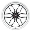 S1530C089N19 Laguna 6 Drag Series Wheel [Size: 20"x5"] Gloss Black Milled Finish - image 2