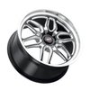 S1530C089N19 Laguna 6 Drag Series Wheel [Size: 20"x5"] Gloss Black Milled Finish - image 3