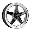 S1558C063N33 Ventura Drag Series Wheel [Size: 18"x5"] Gloss Black Milled Finish - image 1