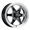S156B0084P38 Ventura 6 Drag Series Wheel [Size: 15"x10"] Gloss Black Milled Finish - image 1