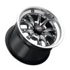 S1578C022N23 Belmont Drag Series Wheel [Size: 18"x5"] Gloss Black Milled Finish - image 3
