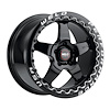 S90570067P49 Ventura Beadlock Series Wheel [Size: 17"x10"] Gloss Black Finish - image 1