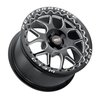 S91070022P42 Solana Beadlock Rear Wheel [Size: 17"x10"] Gloss Black Milled Finish - image 3