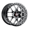 S91070071P30 Solana Beadlock Rear Wheel [Size: 17"x10"] Gloss Black Milled Finish