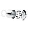 10338 Rubicon Rear Axle Cover Kit With 33 mm Thread-On Nut Covers, Chrome - image 4