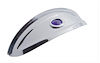 CHROME 7 VISOR W/ GLASS B - image 1