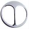 CHROME CAT S EYE 5 3/4 HE - image 1