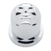 10573 7/16 in. x 3/4 in. Chrome Plastic Skull Nut Cover, Push-On Style (10-Pack) - image 2