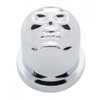 10574 1/2 in. x 1 in. Chrome Plastic Skull Nut Cover, Push-On Style (10-Pack) - image 2