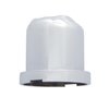 10574 1/2 in. x 1 in. Chrome Plastic Skull Nut Cover, Push-On Style (10-Pack) - image 3