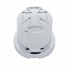 10594 11/16 in. x 1-1/4 in. Chrome Plastic Iron Cross Nut Cover, Push-On Style (10-Pack) - image 1