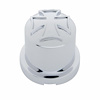 10597 15/16 in. x 1-1/2 in. Chrome Plastic Iron Cross Nut Cover, Push-On Style (10-Pack) - image 1
