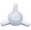 Spinner Hubcap 3 Bar Die-Cast Steel - image 1