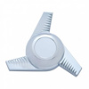 CHROME PLASTIC SPINNER - - image 1