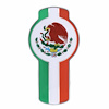 10967 Chrome Die Cast Mexico Flag Emblem - image 1