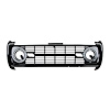 110513 Black Grille Without Lettering For 1966-68 Ford Bronco - image 1