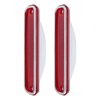 110543 Side Marker Light With Stainless Steel Trim For 1973-80 Chevy Truck, Red Lens (Box of 2) - image 2