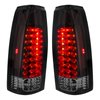 110546 LED Tail Light For 1988-98 Chevy & GMC Truck (Pair) - Smoke Red & Clear Lens - image 3