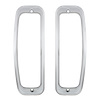 110583 Clear Anodized Billet Aluminum Tail Light Bezels For 1966-77 Ford Bronco (Pair) - image 1
