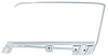 L/H Door Glass Frame & Channel Kit for 1967-1968 Ford Mustang Convertible - image 1