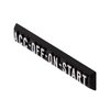 110694 ACC-OFF-ON-START Ignition Plate for 1967-72 Chevy & GMC Truck - image 2