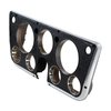 110697 Dash Bezel For 1969-72 Chevy & GMC Truck With 7 Gauges - Black & Chrome - image 2