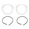 110705 Chrome Headlamp Bezels With Seals For 1955-57 Chevy Truck (Pair) - image 1