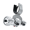 110918 Chrome Vintage LED Flashlight With Roller-Action Holder